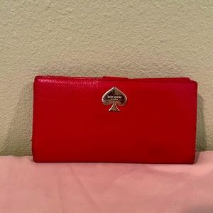 Red Kate Spade wallet